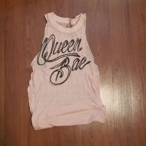 Pink shirt "Queen Bae"